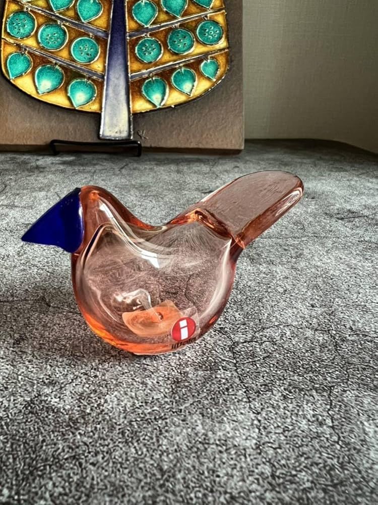 iittala Oiva Toikka Sieppo Flycatcher Salmon Pink